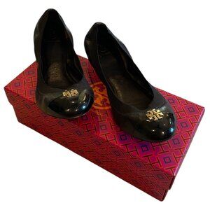 Tory Burch, Jolie Ballet Flats, Black, Sz 9